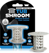 TubShroom Spa-Style Tub Drain Protector for the At-Home Wellness Routine, Quiet Hair Catcher for Calming Showers