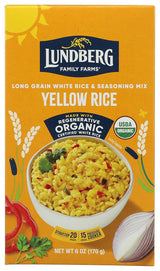 Lundberg Family Farms Organic Yellow Rice – Fast Stovetop Grain for Efficient Meal Planning
