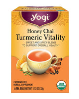 Yogi Tea Honey Chai Turmeric Vitality – Neutral, Unfussy Wellness Staple for Capsule Pantries and Modern Homes
