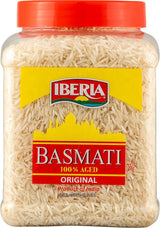 Iberia Basmati Rice in Sealed Jar – 18-Month Aged Indian White Rice for Elevated Everyday Cuisine