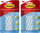Command Clear Clips for Cozy Home Atmosphere – Wall-Safe Mounting for Holiday Lights and Wreaths