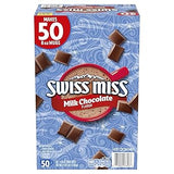 Swiss Miss Single-Serve Hot Chocolate – Easy Family Pantry Stockpile for Lunchboxes, Snack Stations, and Sleepovers, 50 Count