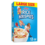 Kellogg's Rice Krispies Cereal – Saturday Morning Cartoons Breakfast for the Playroom, 24oz Box