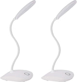 DEEPLITE Slim Gooseneck Desk Light – Compact Folding Lamp for Clutter-Free Workspaces, 3-Level Dimmable Soft LED