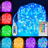 Ollny Child Safe Rope Lights – Cool Touch 33FT Flexible LED with Remote for Kids Bed Frame and Bunk Bed Decor