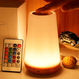 THAUSDAS Romantic Gift Night Light for Couples and Friends – 13 RGB Color Changing Touch Lamp with Timer for Valentine's Day and Anniversary