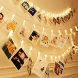 Dopheuor LED Memory Lights – Kids Room and Playroom Photo Display Without Flame or Heat