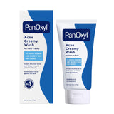 PanOxyl Acne Creamy Wash 4% Benzoyl Peroxide – Antimicrobial Cleanser for Active Lifestyles and Travel