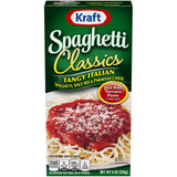 Kraft Spaghetti Classics Kit — Efficient Weeknight Cooking for Working Parents, Ready in Under 30 Minutes, 8 oz