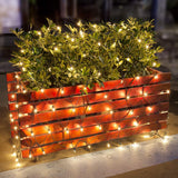 Lomotech Christmas Net Lights – Subtle Warm White Mesh Lights for Intentional, Less-Is-More Outdoor Styling