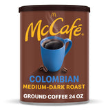 McCafe Colombian Ground Coffee 24 oz Canister for Neutral Kitchen Aesthetic and Simple Daily Brew Setup