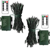 echosari Battery Operated String Lights – Portable Outdoor Dining and Camping Lighting with 6-Hour Timer
