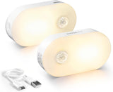 Lyridz Stick On Motion Night Light for Living Room and Entryway, Designer Friendly Cordless Lamp with Soft Ambient Glow
