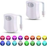 GlowNGo Toilet Bowl Light – Child Safe Battery Powered Potty Training Night Light for Nursery and Kids Bathroom