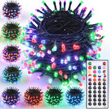 Joomer LED String Lights 66FT 200 Count Cool to Touch Smokeless Flame Free Auto Shutoff Timer for Nursery Hallway Family Home