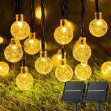 Brightown Solar String Lights – Valentine's Day Gift for Her with Romantic Warm White Patio Ambiance