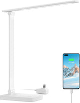 Lepro Dimmable Touch Desk Lamp – Flicker-Free Homework Light for Children Doing Crafts and Reading at the Table