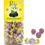 Perle di Sole Blackberry Hard Candy with Fizzy Filling – Portion-Controlled Snack to Curb Cravings Without Inhaling the Bag