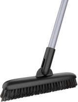 MR.SIGA Heavy Duty Grout Scrub Brush with Long Handle – No-Bend Tile Brush for Comfortable Self-Care Cleaning Routines