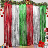 LOLStar Halloween Party Streamer – Kids Playroom and Nursery Safe Wall Decoration, Peel and Stick Foil Fringe Curtain 3.3 x 6.6 ft
