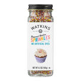 Watkins Rainbow Nonpareils Sprinkles – Simple Plant Based Color Topping for Streamlined Home Bakery and Dessert Finishing