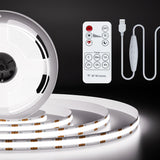 PAUTIX 5V USB COB LED Strip Light – Playroom Accent Lighting with Dimmable Brightness for Kids
