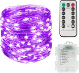 suddus Battery String Lights – Mantle and Bookshelf Accent Lighting with 6-Hour Auto Timer