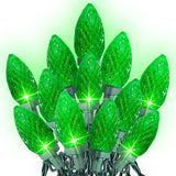 Dazzle Bright C9 Holiday Lights – Housewarming Gift for New Homeowners, Indoor/Outdoor 66 ft Set