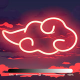Dleouly Anime Neon Light – Memorable Christmas Gift for Sons and Boyfriends, Cloud Wall Art for Game Room Setup