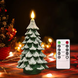 PChero Flickering Holiday Pillar – Mindfulness & Evening Relaxation Accent for Bedroom Sanctuary, Warm White Glow