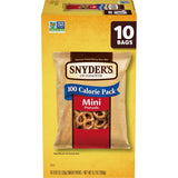 Snyder's of Hanover Pretzel Snack Box for Workspaces – Individual Portion Breakroom Pack, 36 Bags