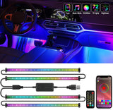 Nilight Music Sync Interior Strip Lights – Cool Valentine's Day Gift for Him, Truck and SUV Owners