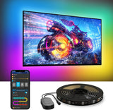Govee RGBIC TV Backlight – Cozy Media Room Aesthetic Upgrade with Music Sync Scene Modes for 55-65 Inch TVs