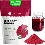 Kate Naturals USDA Organic Beet Powder for Pre-Workout Drinks – Stamina Support for Mindful Fitness