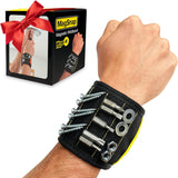 MagSnap Magnetic Wristband by Wrap-It Storage - Woodworking Assistant for Carpenters, Holds Nails While Framing and Drywall Work