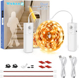 WOBANE PIR Strip Light – Cozy 6000K Glow for Hallways, Closets, and Counter Spaces