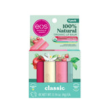 eos Natural Organic Lip Balm Sticks Variety Pack - Valentine's Day & Housewarming Gift for Her, Dermatologist-Recommended
