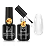 Beetles Clear Builder Gel HEMA-Free – Stress-Free Nail Strengthening Ritual for Sensitive Skin