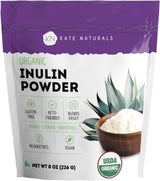 Kate Naturals Organic Inulin Fiber Powder – Pure, Unblended Prebiotic for Intentional Kitchens & Simple Routines