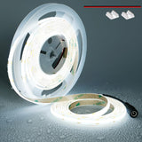 TOPAI Flexible COB LED Strip Light for DIY Enthusiasts, IP65 Cut-and-Connect Strip for Custom Shapes on Shelving and Furniture