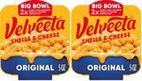 Velveeta Shells & Cheese Original Shell Pasta & Cheese Sauce Value Size, 24 oz Box – Quick 10 Minute Lunch Between Study Sessions