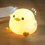 UNEEDE Cute Bean Night Light – Thoughtful Valentine's Day and Holiday Gift for Her, Soft Glow Silicone Animal Lamp
