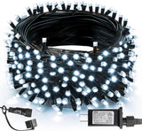 TW SHINE Connectable Christmas Lights – Expandable Outdoor String Lights Linking up to 4 Strands for Large Yards