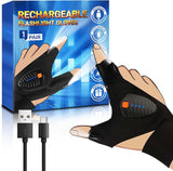 Hands-Free LED Gloves – Smoke Alarm Battery Change Light, Safer Than Holding a Flashlight in Dark Hallways