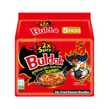 Samyang Buldak Hot Chicken Noodles – 5-Minute Lunch Break Staple for Busy Remote Workers, 5-Pack