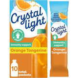 Crystal Light Immunity Support Single-Serve Packets – Road Trip Hydration for Car Cup Holders, Immune-Boosting Drink Mix for Hotel Stays