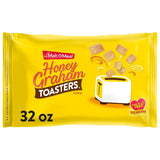 Malt-O-Meal Honey Graham Squares – Fast Late-Night Study Snack for Dorm Rooms and Late Shift Work, 32 oz Resealable Pack