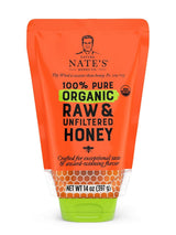 Nate's Organic 100% Pure Honey – Holistic Morning Counter Essential, Calm Replacement for Refined Sugar