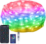 AIMENGTE Music Sync LED String Lights with 99 Preset Modes – Creative Holiday Gift for Women, Gamers and College Students