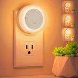 FOLKSMATE Nightlight Plug in – Neutral Soft White and Amber Colors for Uncluttered Modern Homes
